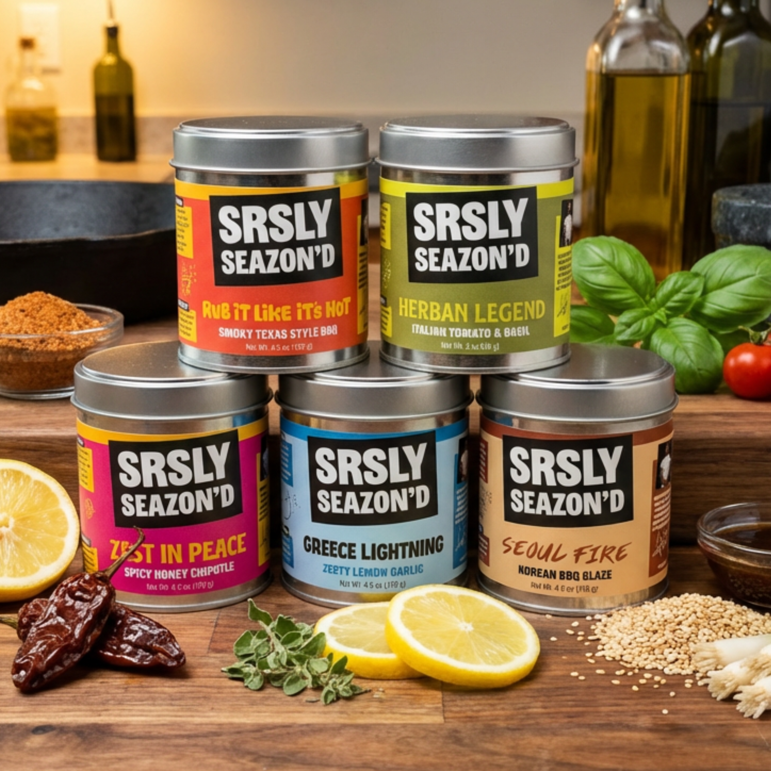 SRSLY SEAZON'D Welcome Kit - 5 Pack